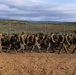 HQ Bn. Marines hike it out