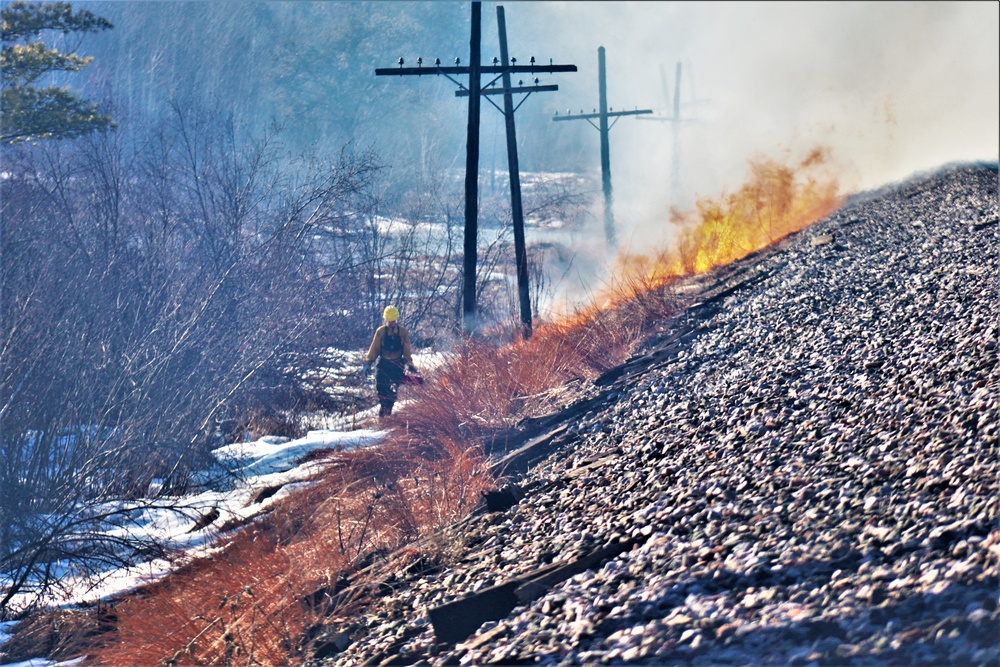 Fort McCoy holds 2023’s first prescribed burn at installation