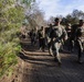 HQ Bn. Marines hike it out