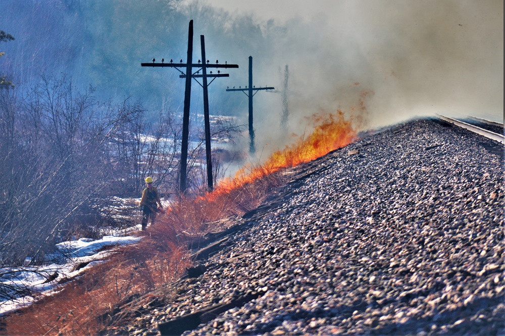 Fort McCoy holds 2023’s first prescribed burn at installation