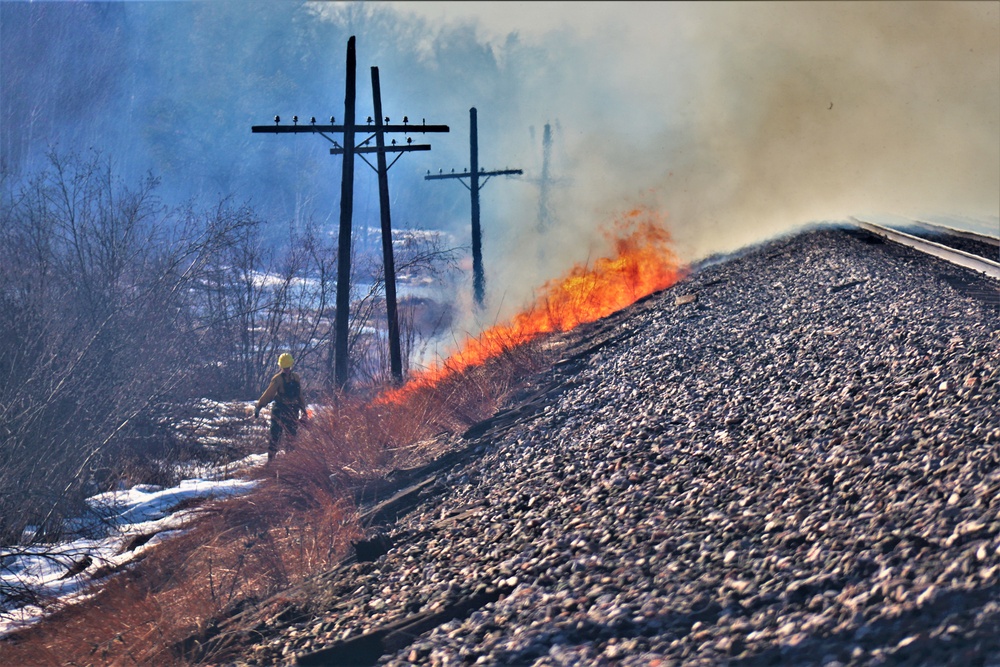 Fort McCoy holds 2023’s first prescribed burn at installation