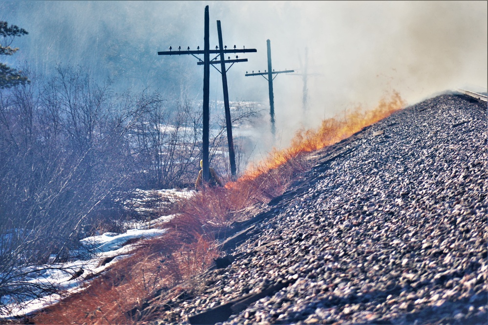 Fort McCoy holds 2023’s first prescribed burn at installation