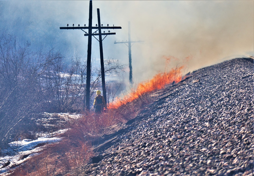 Fort McCoy holds 2023’s first prescribed burn at installation