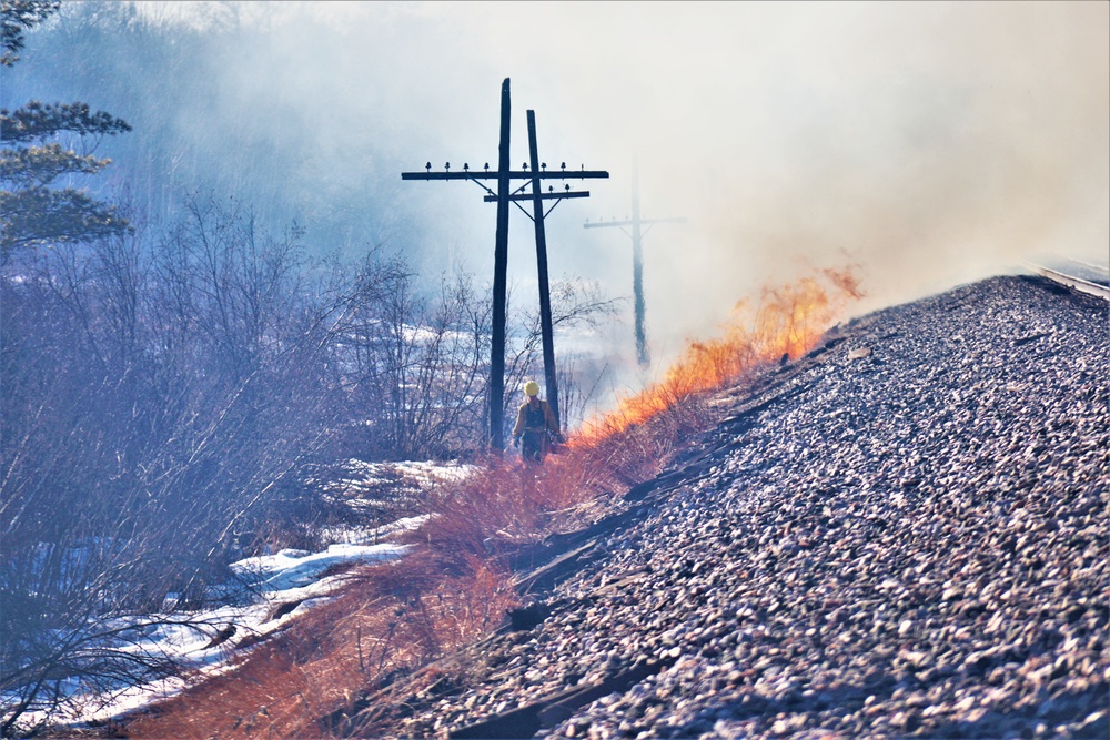 Fort McCoy holds 2023’s first prescribed burn at installation