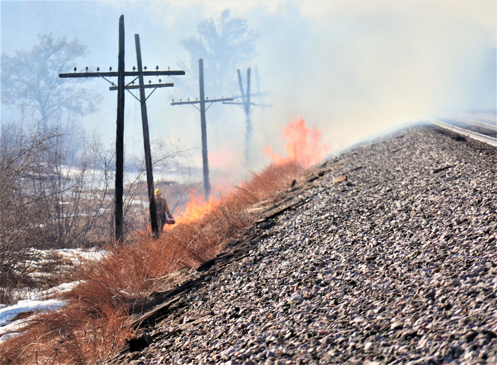 Fort McCoy holds 2023’s first prescribed burn at installation