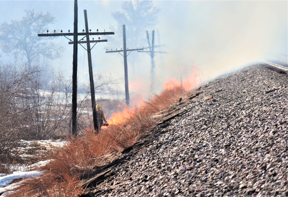 Fort McCoy holds 2023’s first prescribed burn at installation