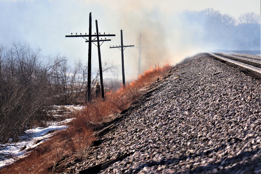 Fort McCoy holds 2023’s first prescribed burn at installation