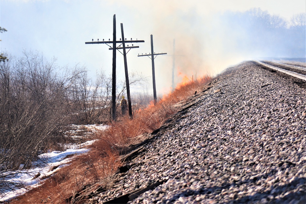 Fort McCoy holds 2023’s first prescribed burn at installation