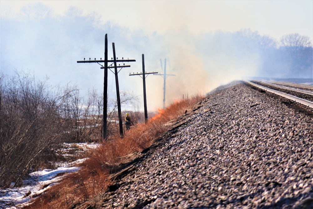 Fort McCoy holds 2023’s first prescribed burn at installation