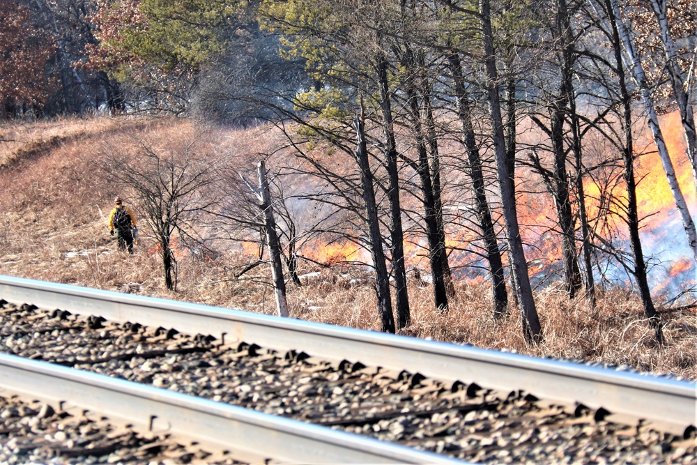 Fort McCoy holds 2023’s first prescribed burn at installation