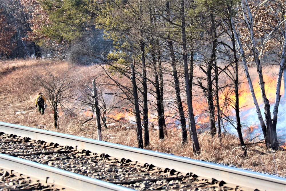 Fort McCoy holds 2023’s first prescribed burn at installation