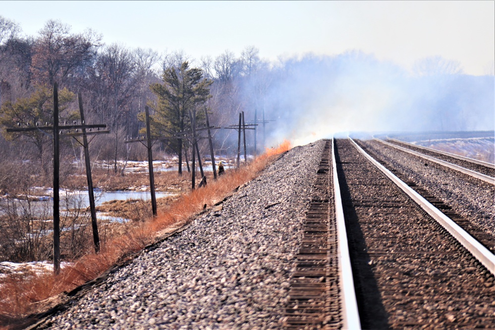 Fort McCoy holds 2023’s first prescribed burn at installation