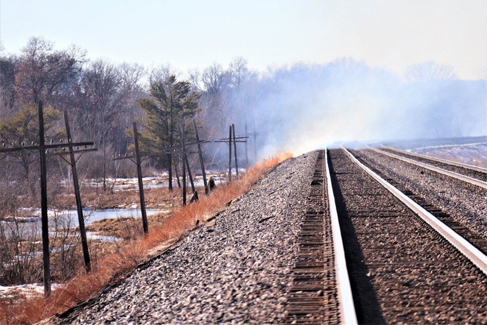 Fort McCoy holds 2023’s first prescribed burn at installation