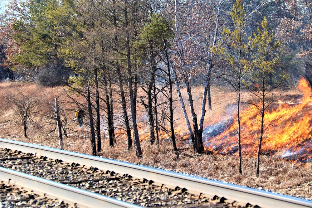 Fort McCoy holds 2023’s first prescribed burn at installation