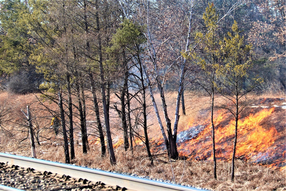 Fort McCoy holds 2023’s first prescribed burn at installation