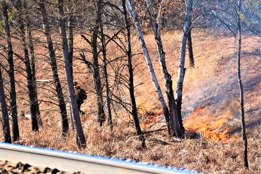 Fort McCoy holds 2023’s first prescribed burn at installation