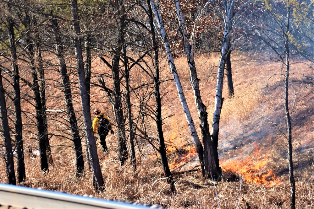 Fort McCoy holds 2023’s first prescribed burn at installation