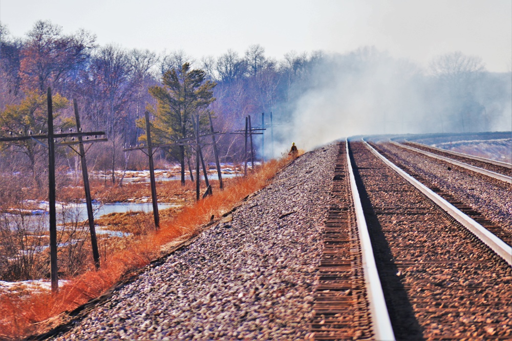 Fort McCoy holds 2023’s first prescribed burn at installation