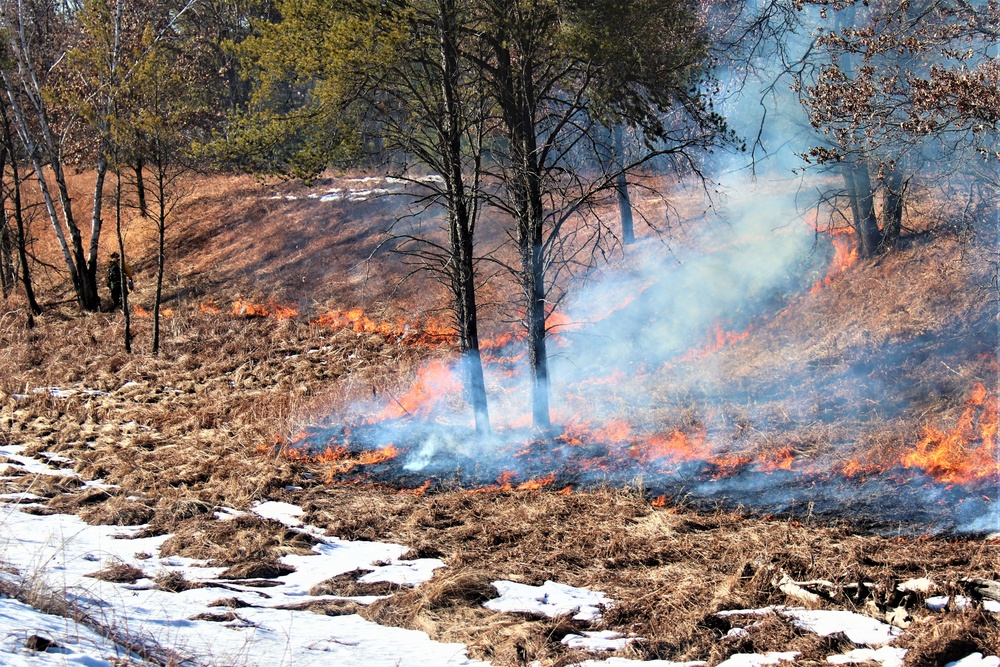 Fort McCoy holds 2023’s first prescribed burn at installation