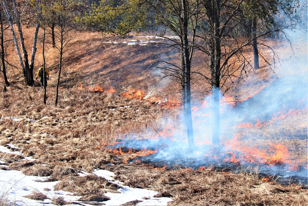 Fort McCoy holds 2023’s first prescribed burn at installation