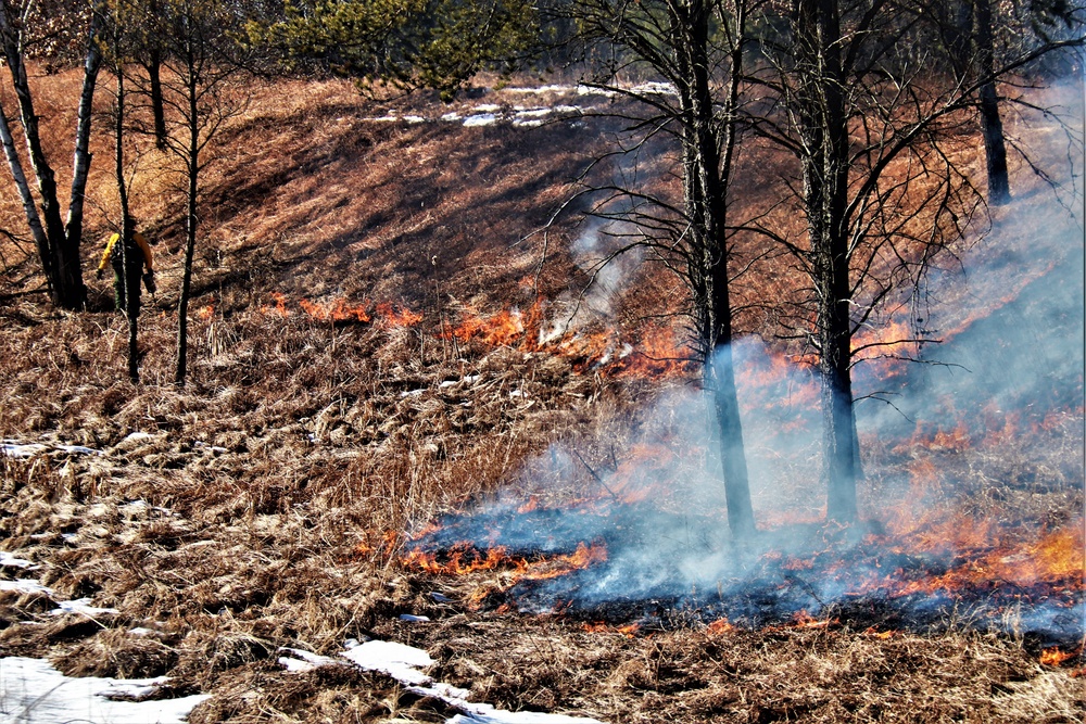 Fort McCoy holds 2023’s first prescribed burn at installation