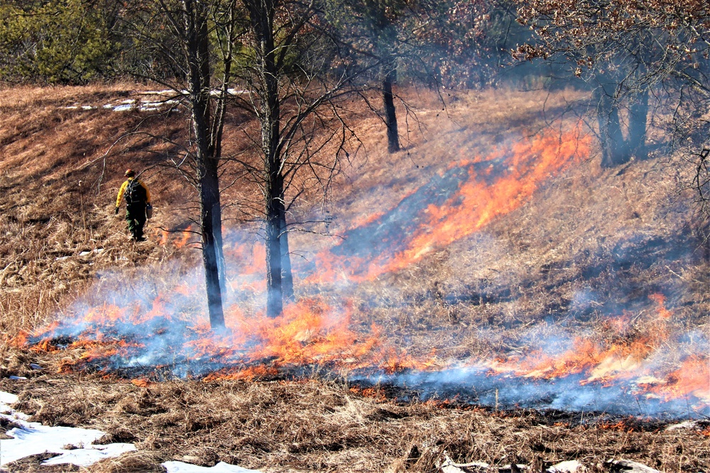 Fort McCoy holds 2023’s first prescribed burn at installation