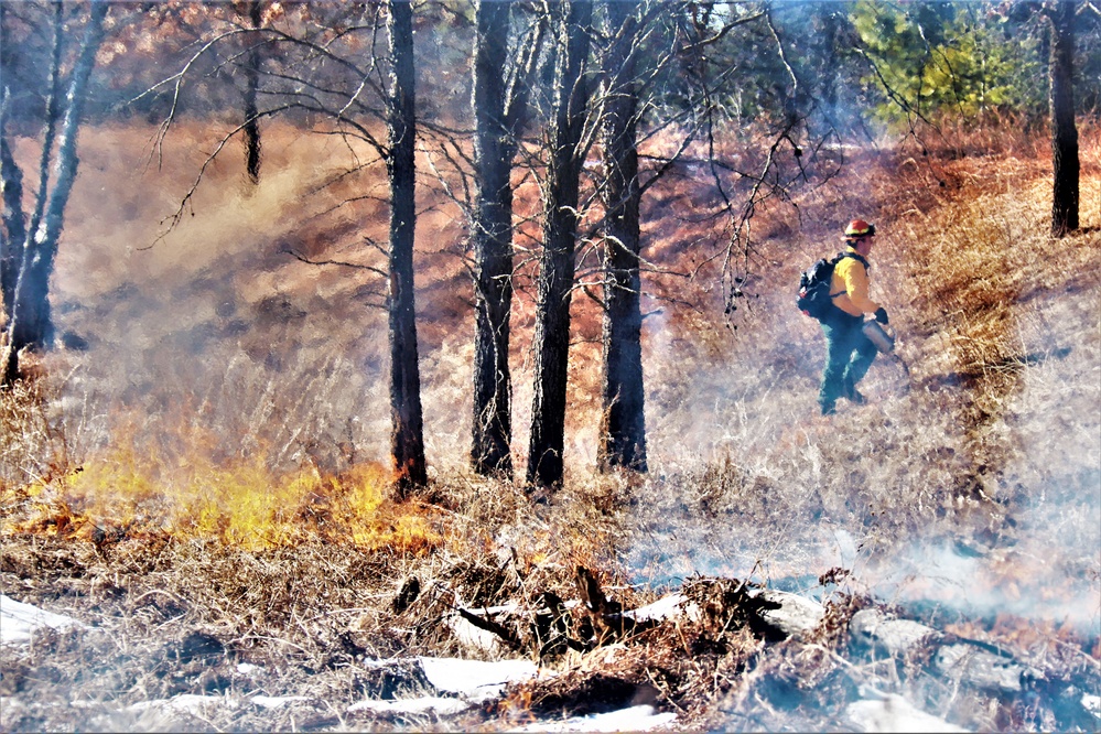 Fort McCoy holds 2023’s first prescribed burn at installation