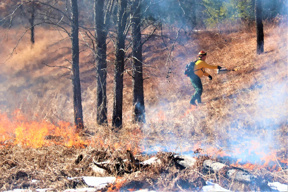 Fort McCoy holds 2023’s first prescribed burn at installation