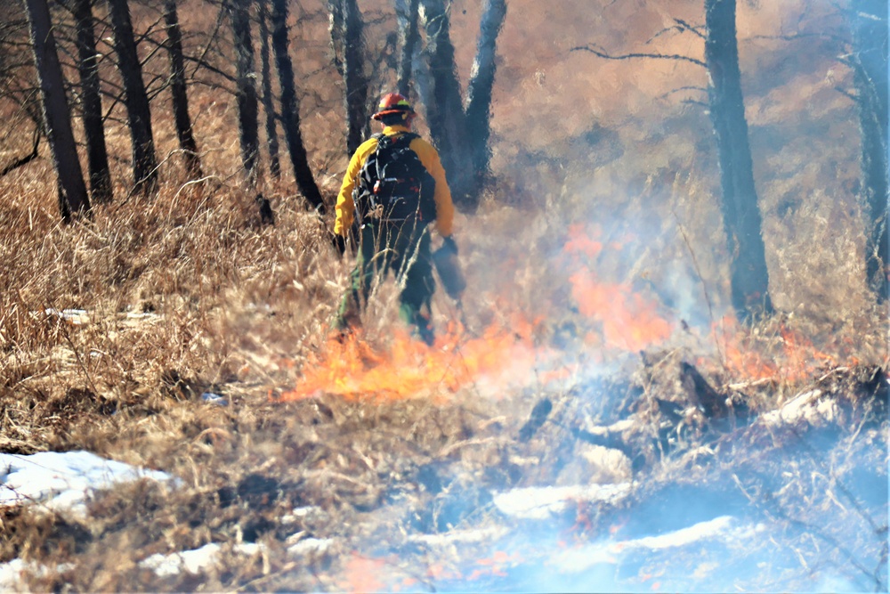 Fort McCoy holds 2023’s first prescribed burn at installation