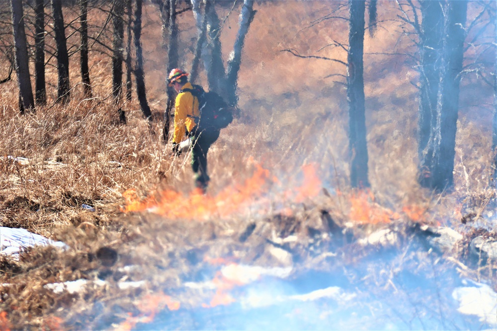 Fort McCoy holds 2023’s first prescribed burn at installation