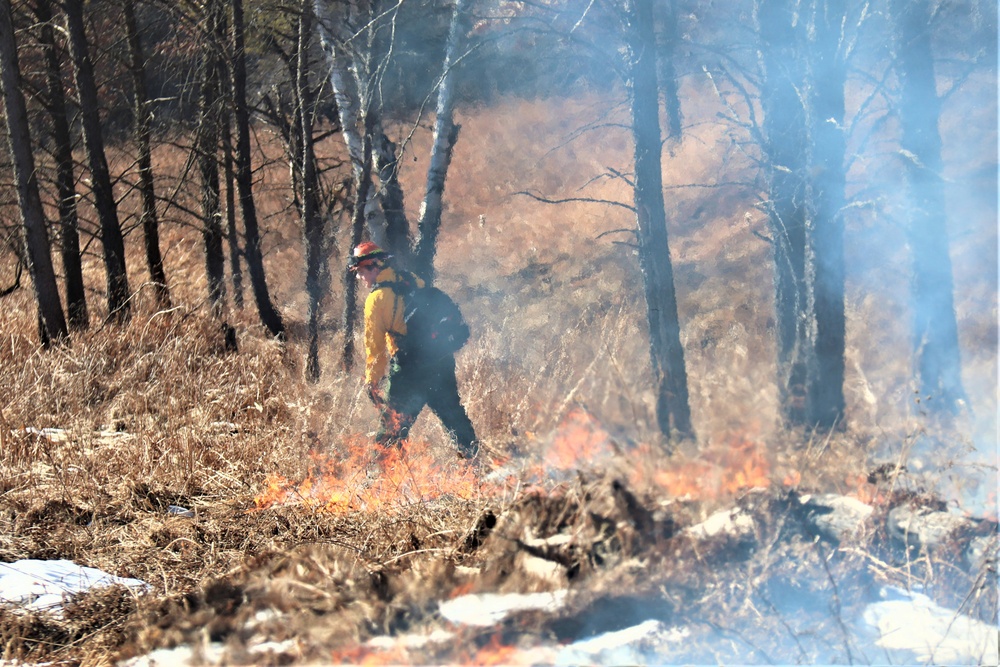 Fort McCoy holds 2023’s first prescribed burn at installation