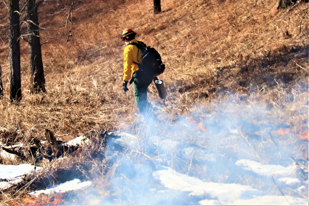 Fort McCoy holds 2023’s first prescribed burn at installation