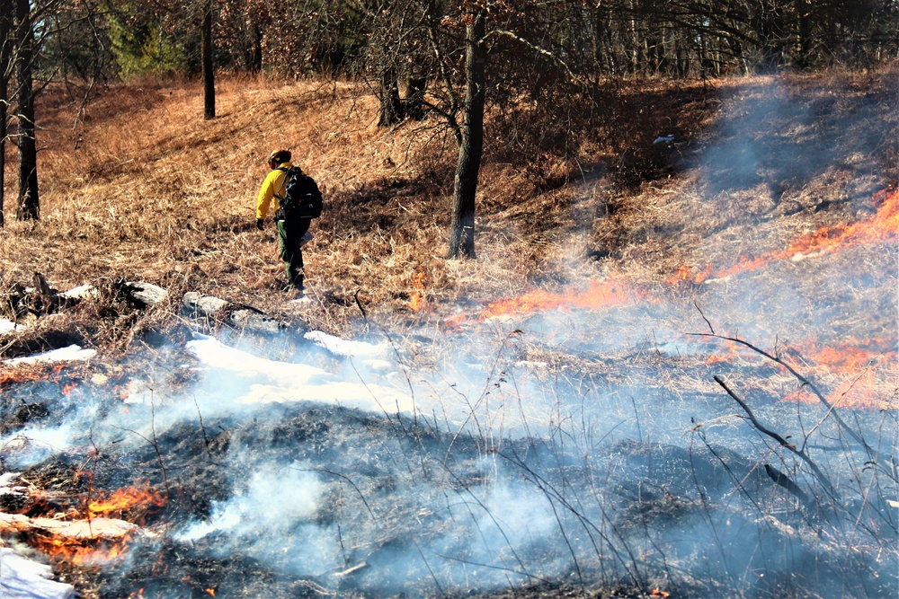 Fort McCoy holds 2023’s first prescribed burn at installation