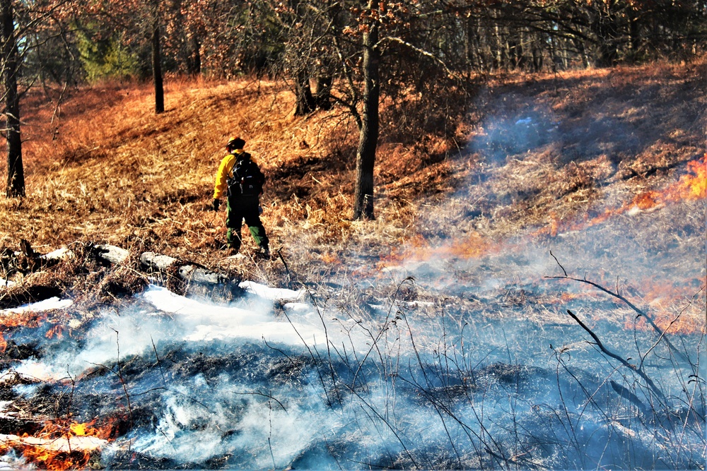 Fort McCoy holds 2023’s first prescribed burn at installation