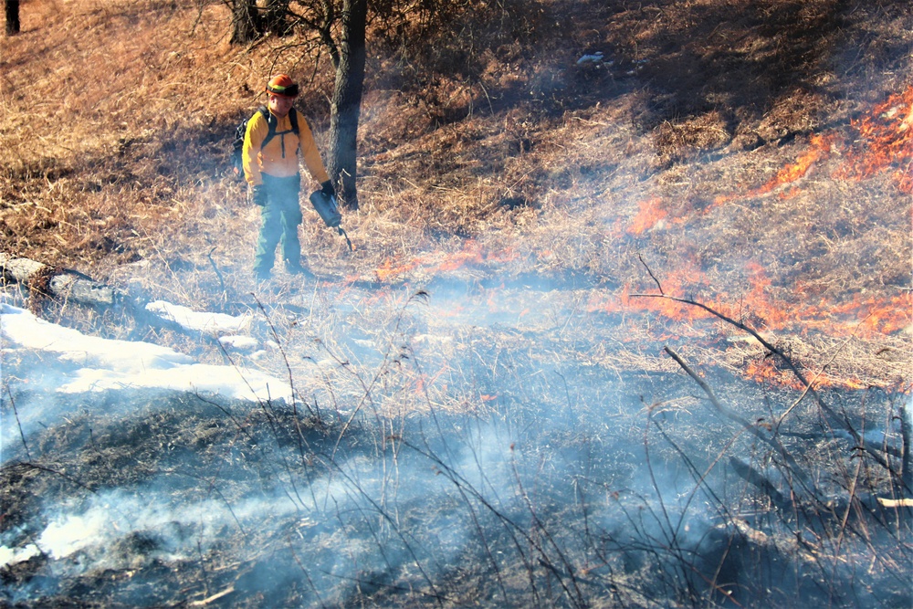 Fort McCoy holds 2023’s first prescribed burn at installation