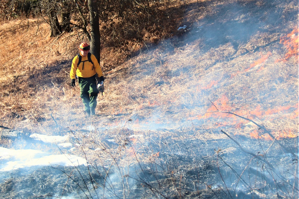 Fort McCoy holds 2023’s first prescribed burn at installation