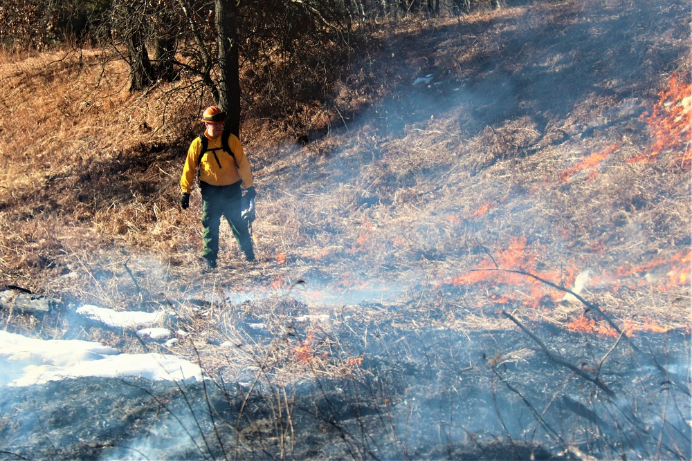 Fort McCoy holds 2023’s first prescribed burn at installation