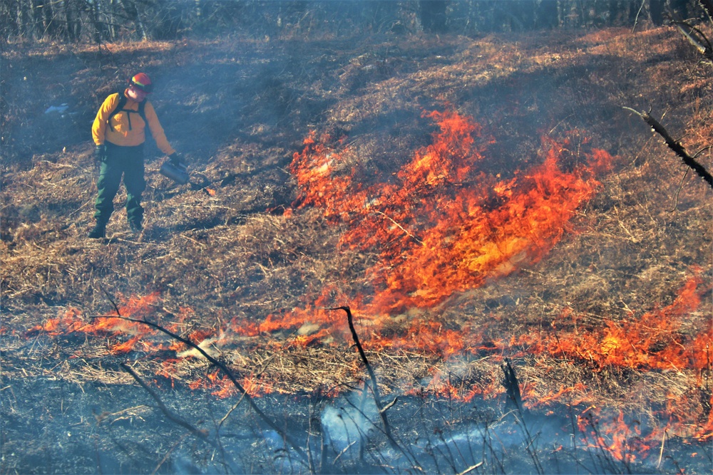 Fort McCoy holds 2023’s first prescribed burn at installation