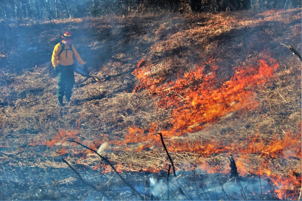 Fort McCoy holds 2023’s first prescribed burn at installation