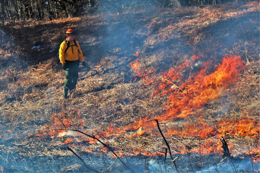 Fort McCoy holds 2023’s first prescribed burn at installation