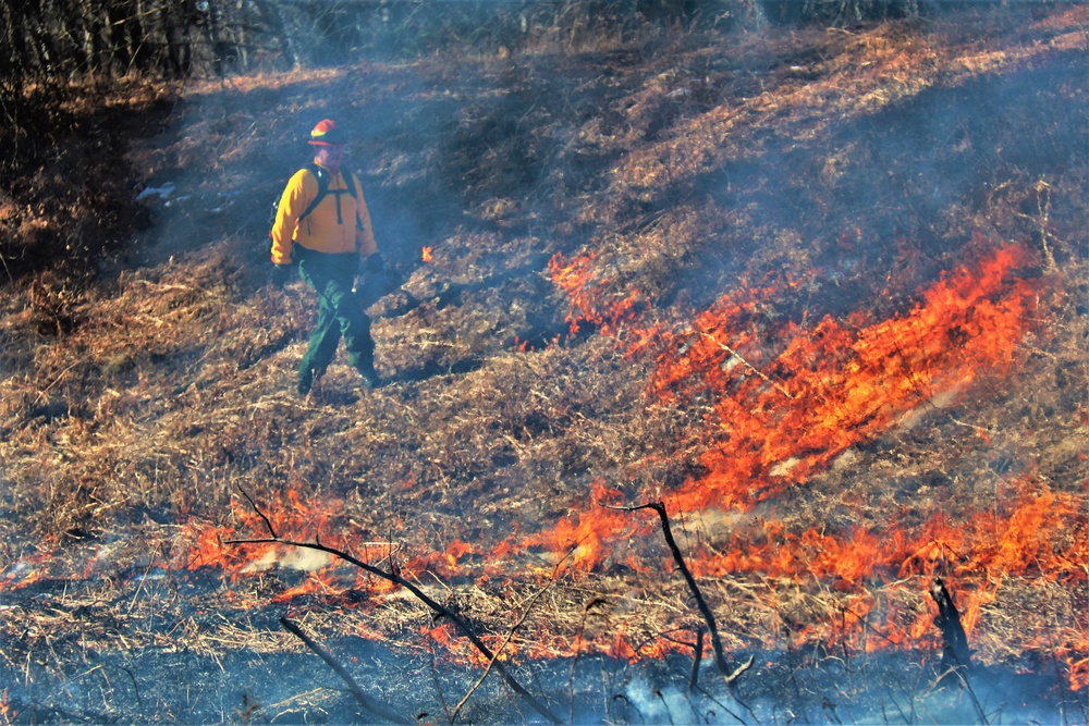 Fort McCoy holds 2023’s first prescribed burn at installation