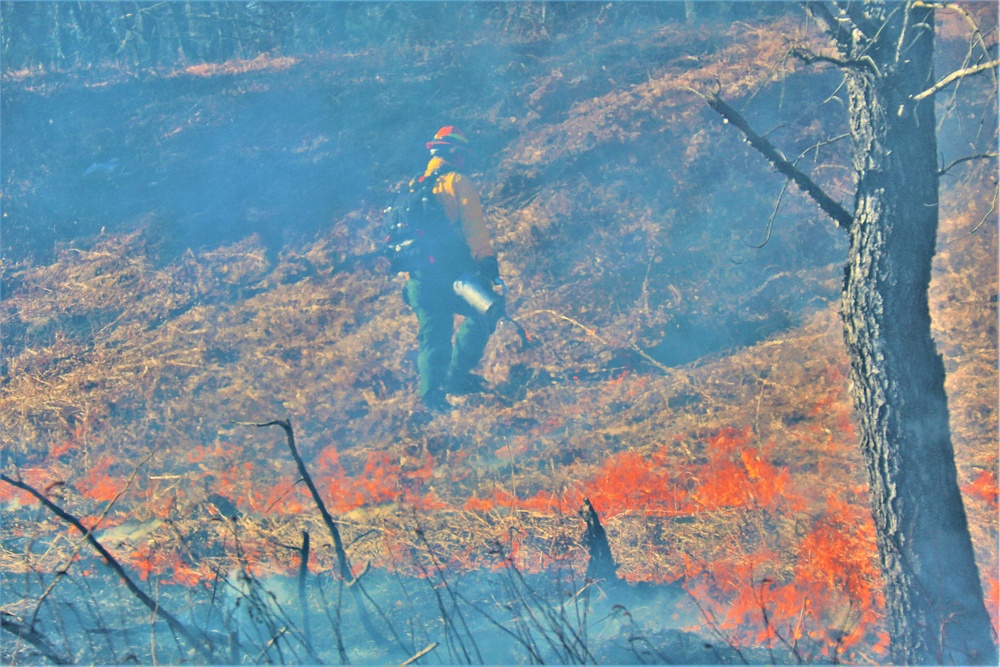 Fort McCoy holds 2023’s first prescribed burn at installation