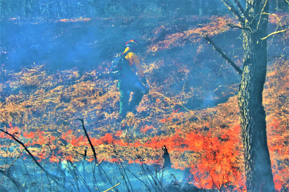 Fort McCoy holds 2023’s first prescribed burn at installation