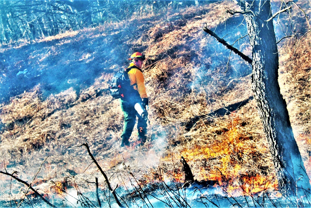 Fort McCoy holds 2023’s first prescribed burn at installation