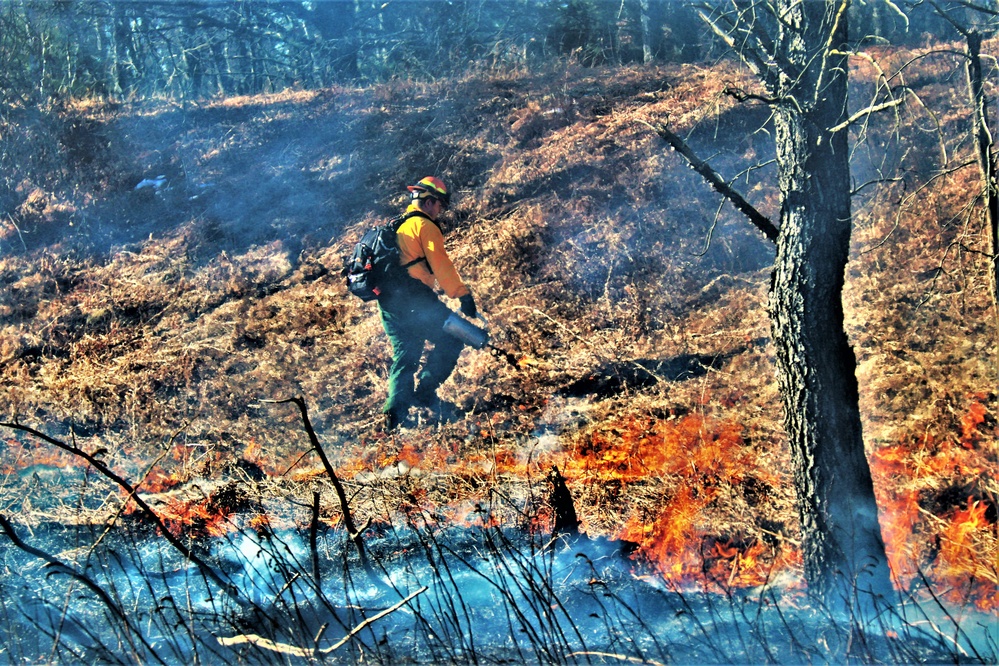 Fort McCoy holds 2023’s first prescribed burn at installation