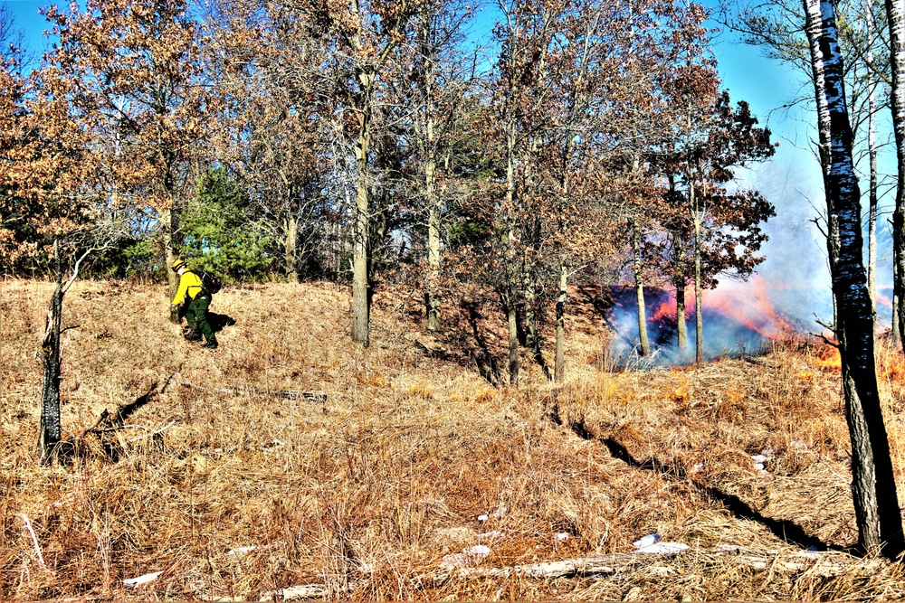 Fort McCoy holds 2023’s first prescribed burn at installation