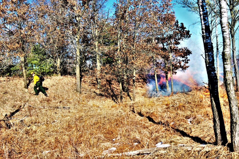 Fort McCoy holds 2023’s first prescribed burn at installation