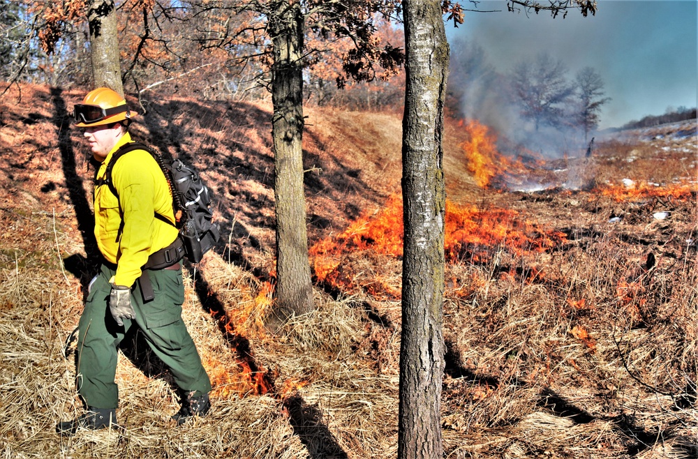 Fort McCoy holds 2023’s first prescribed burn at installation