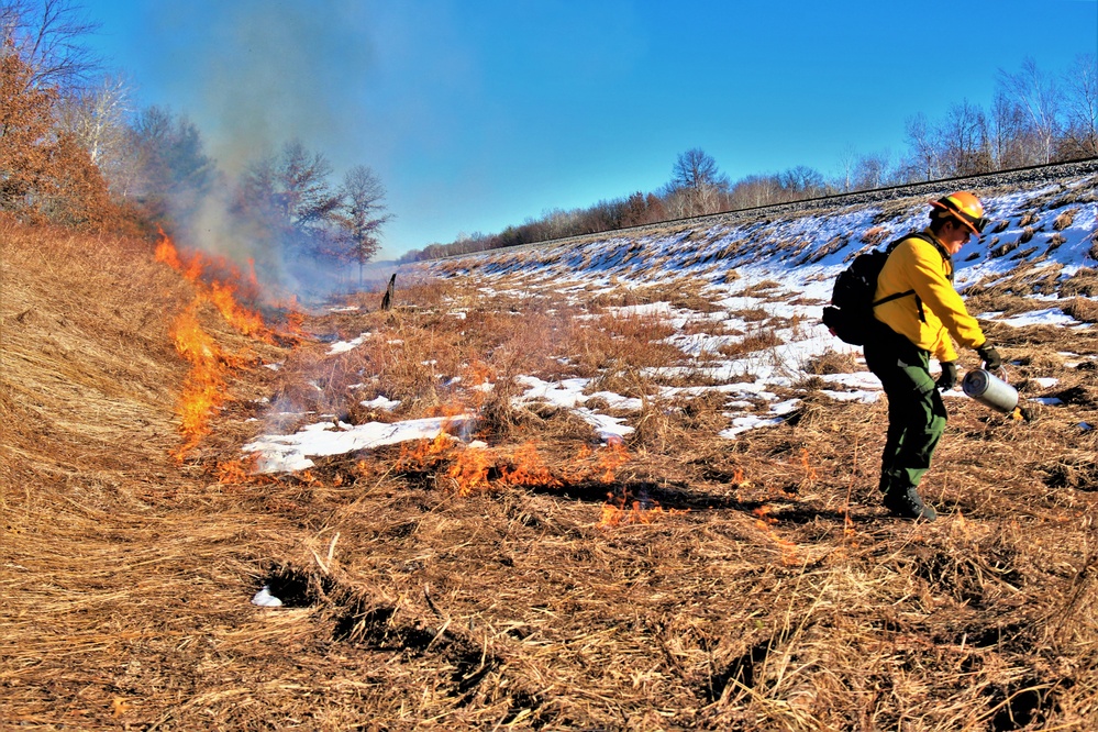 Fort McCoy holds 2023’s first prescribed burn at installation