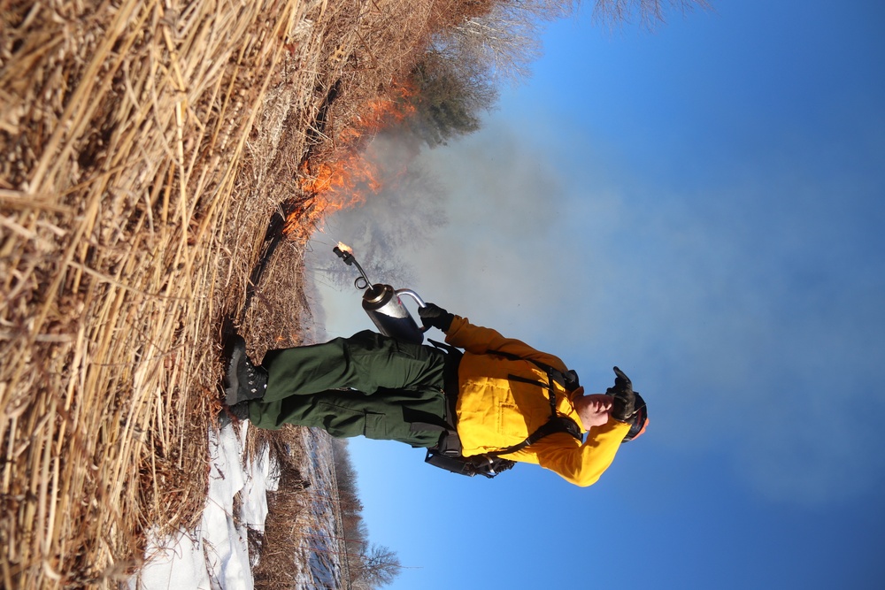 Fort McCoy holds 2023’s first prescribed burn at installation